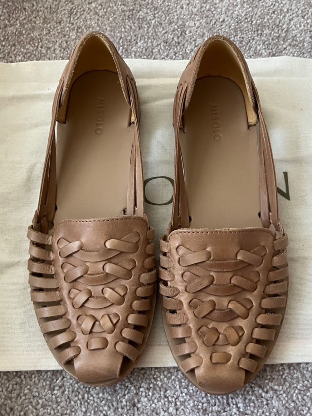 Nisolo Women’s Huarache Sandals size 7